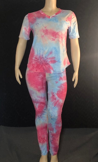 Cotton Candy Dream Tye Dye Pants Set