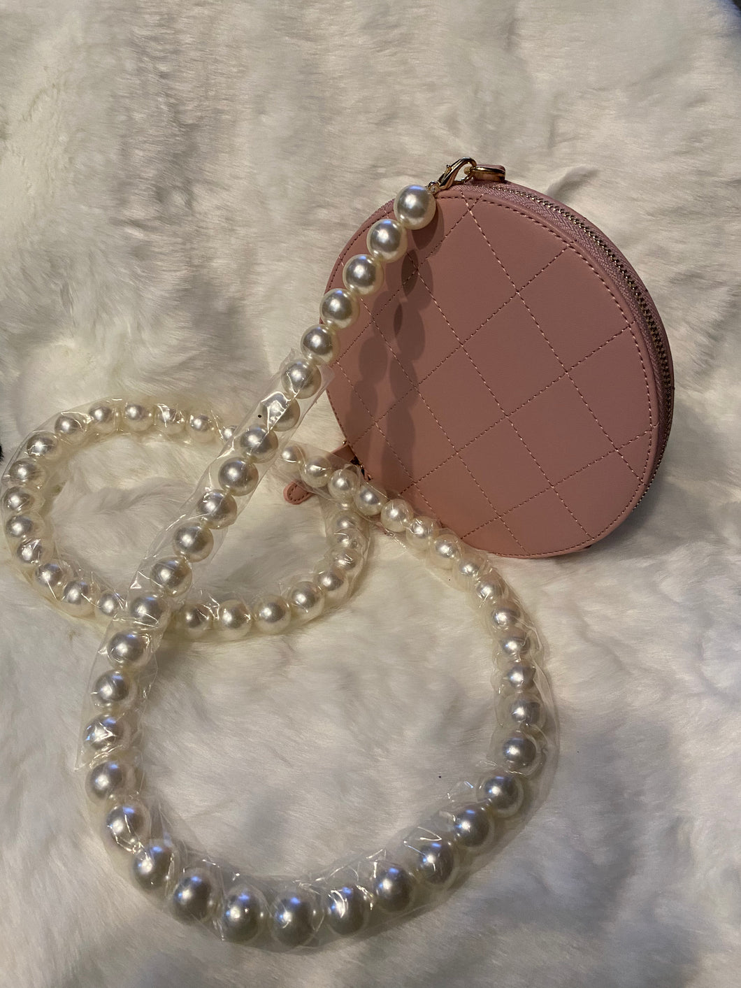 Rounding Up My Pearls Cross Body Bag