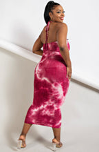 Load image into Gallery viewer, HoneyComb Halter Dress
