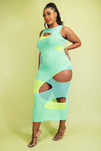 Load image into Gallery viewer, Cuttin&#39; Up Sheer Dress9Different Colors)
